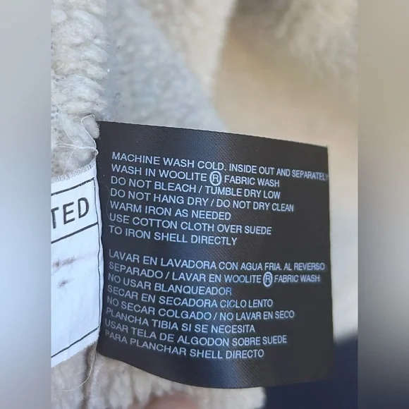 Vintage Suede faux fur lined coat - Picture 8 of 8